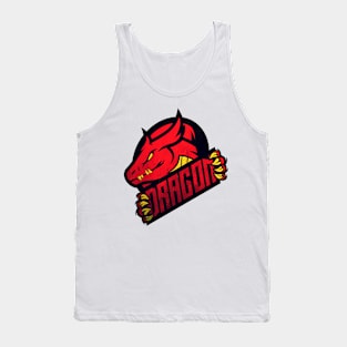 Red Mythical Dragon Tank Top